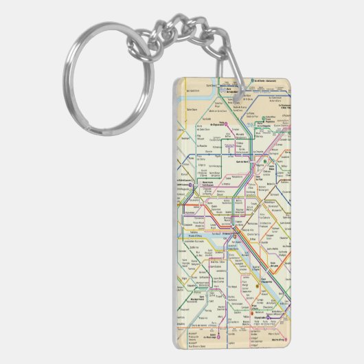 Metro Paris Sleutelhanger (Voorkant Links)