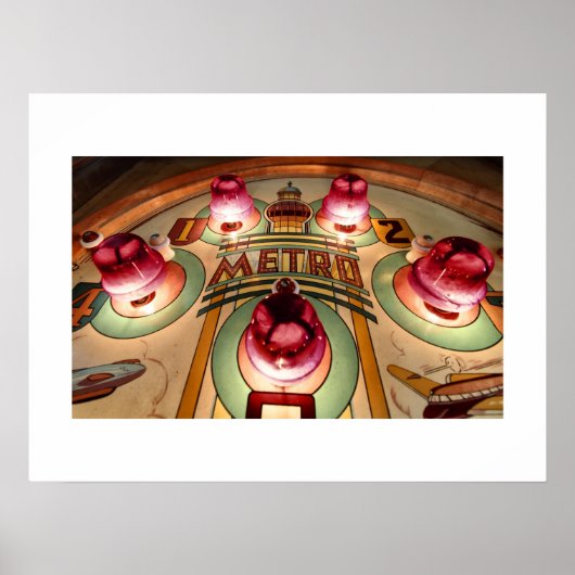 Metro pinball poster (Voorkant)