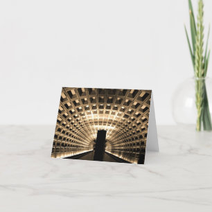 Metro Post Notecard Kaart