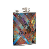 Metro van Caïro - Fijne Verjaardag Flask! Heupfles (Rechts)
