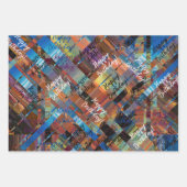 Metro van Caïro - Gefeliciteerd met je verjaardag Inpakpapier Vel (Voorkant 3)