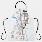 metro van Chicago Schort (Voorkant)