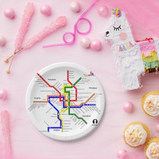 Metro van het Washington DC het Bord van het (Feest)