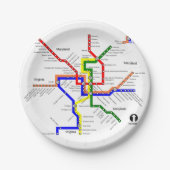 Metro van het Washington DC het Bord van het (Voorkant)