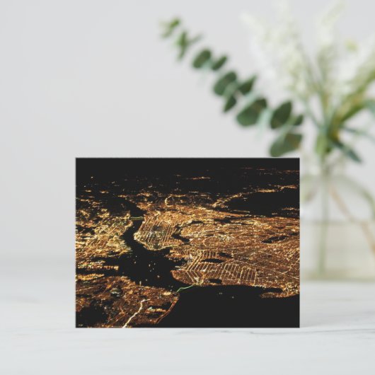 Metro van New York LuchtBriefkaart Briefkaart (Staand voorkant)