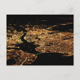 Metro van New York LuchtBriefkaart Briefkaart