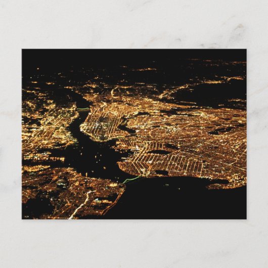 Metro van New York LuchtBriefkaart Briefkaart (Voorkant)