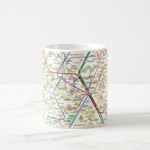 Metro van Parijs Koffiemok