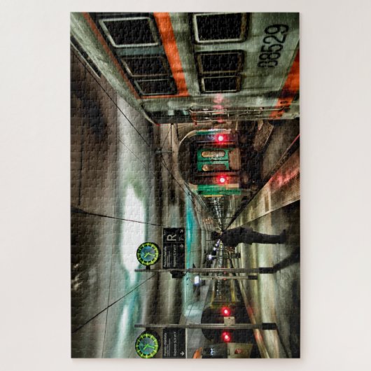 Metro van Parijs Legpuzzel (Verticaal)