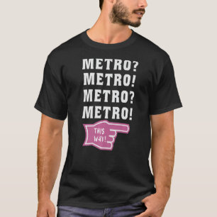 metro zo virale metro meme Premium 1 T-shirt