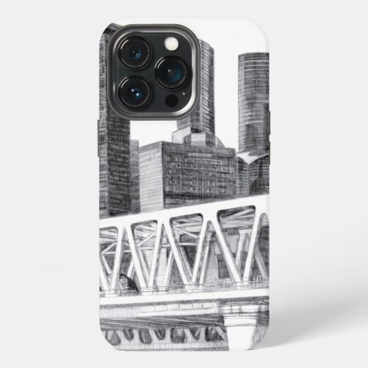 Metrobrug iPhone Hoesje (Achterkant)