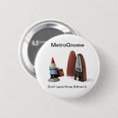MetroGnome (Button) Ronde Button 5,7 Cm (Voorkant /achterkant)