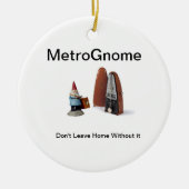 MetroGnome Keramisch Ornament (Voorkant)