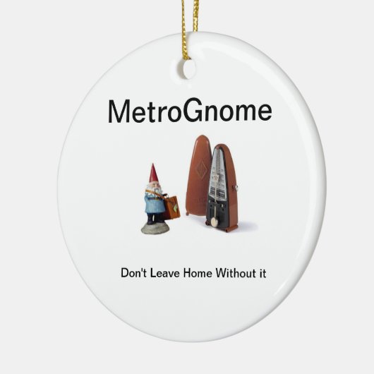 MetroGnome Keramisch Ornament (Links)