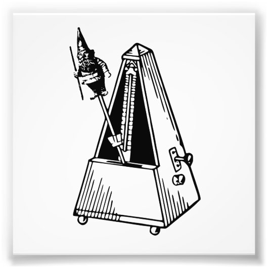 Metrognome Musical Foto Afdruk (Voorkant)