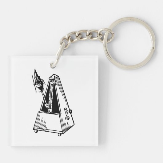 Metrognome Musical Sleutelhanger (Achterkant)