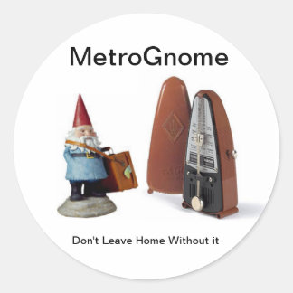 MetroGnome Ronde Sticker