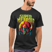 Metroid Dread Retro Samus Graphic T-Shirt (Voorkant)