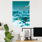 Metroid Prime Phendrana Drifts Poster (Thuiskantoor)