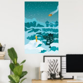 Metroid Prime Phendrana Drifts Poster (Thuiskantoor)