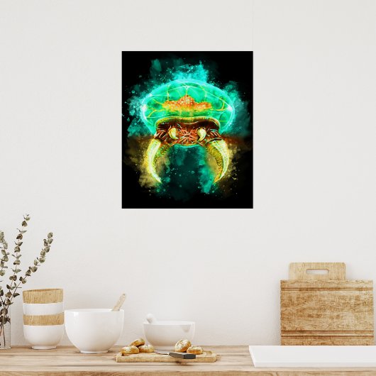 Metroid Prime Tallon Metroid Poster (Keuken)