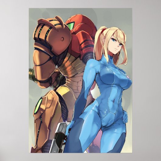 Metroid Samus Aran Poster (Voorkant)