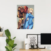 Metroid Samus Aran Poster (Thuiskantoor)