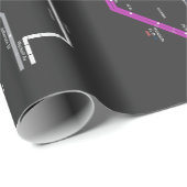 metrokaart NY-City Cadeaupapier (Rol Hoek)