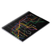 metrokaart NY-City Notitieboek (Linkerzijde)