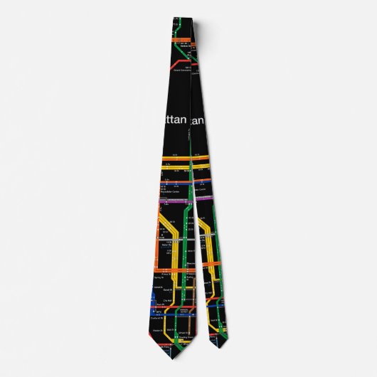 metrokaart NY-City Stropdas (Voorkant)