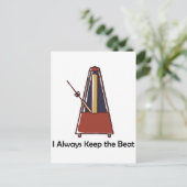 Metronoom Briefkaart (Staand voorkant)