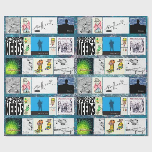 Metroompapier Cadeaupapier (Vlak)