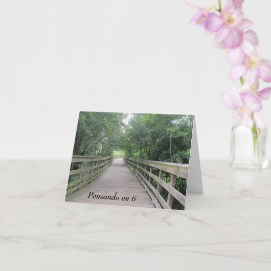 Metropark Boardwalk - Pensando en ti Kaart (Orchidee)