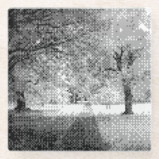 metropark glass onderzetter (Voorkant)