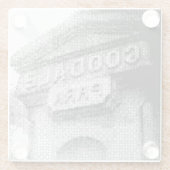 metropark glazen onderzetter (Achterkant)