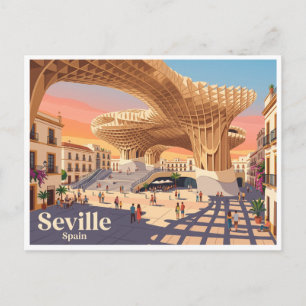 Metropol Parasol Sevilla Spanje Briefkaart