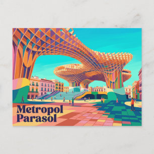Metropol Parasol Spanje Briefkaart