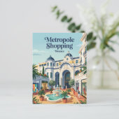 Metropole Shopping Monte-Carlo Monaco Briefkaart (Staand voorkant)