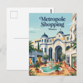 Metropole Shopping Monte-Carlo Monaco Briefkaart (Voorkant / Achterkant)