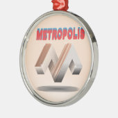 metropolis 1 metalen ornament (Links)