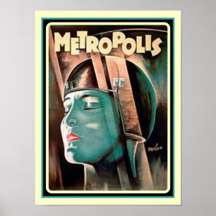"Metropolis" Art Deco Poster
