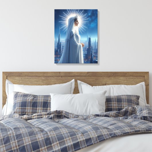 Metropolis Canvas Afdruk (Insitu (Slaapkamer))