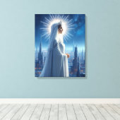 Metropolis Canvas Afdruk (Insitu (Houten vloer))