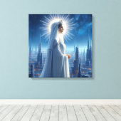 Metropolis Canvas Afdruk (Insitu (Houten vloer))