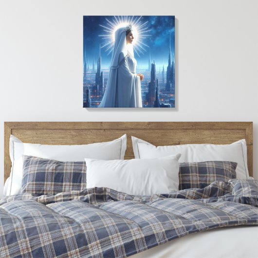 Metropolis Canvas Afdruk (Insitu (Slaapkamer))