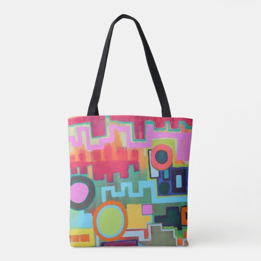 Metropolis Canvas tas (Achterkant)