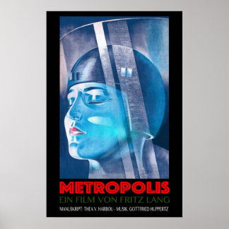 METROPOLIS Ein Film Von Fritz Lang Sci Fi Poster