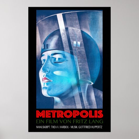 METROPOLIS Ein Film Von Fritz Lang  Sci Fi Poster (Voorkant)