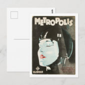 Metropolis  Film Poster Briefkaart (Voorkant / Achterkant)