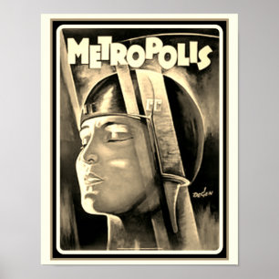 "Metropolis" film uit 1927 Poster